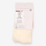 Cream Tights with Pink Toes