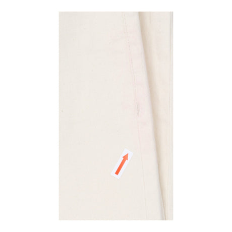 Jeans Slim Mid Rise Ecru Denim Pocket Stretch