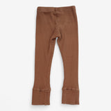 Leggings brown rib