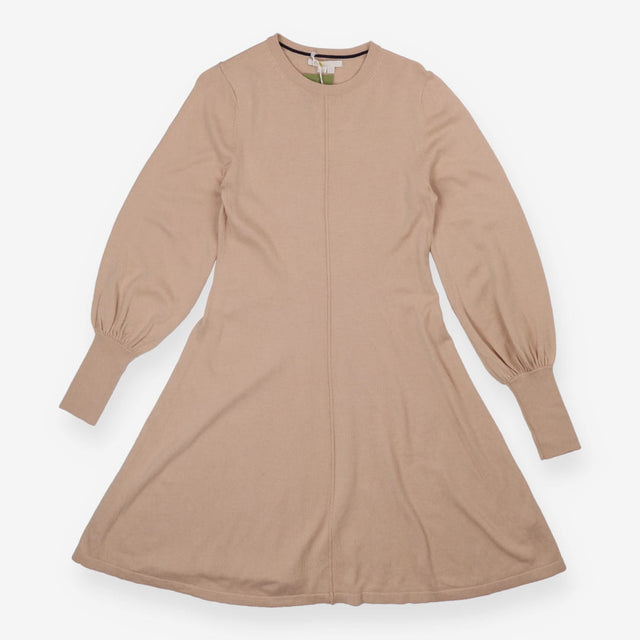 Cream Cashmere mix Knit Dress Long Sleeve