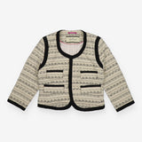 By Malene Birger Black Beige Designer Blazer Tailo