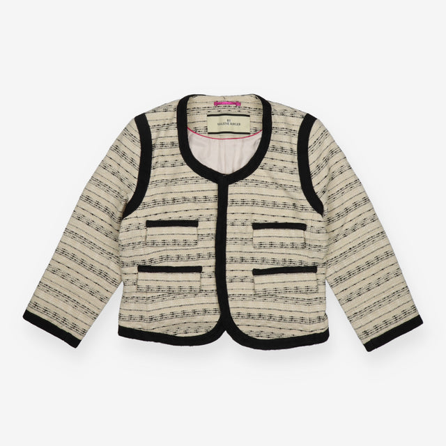 By Malene Birger Black Beige Designer Blazer Tailo