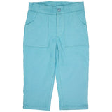 Simple Cord Trousers - Turquoise
