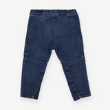 Dark blue jeggings adjustable waist