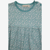 Dress Jersey Blue with White Flowers