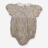 Romper floral collared