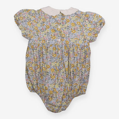 Romper floral collared