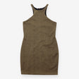 Metallic Gold Bronze Sleeveless Bodycon 
