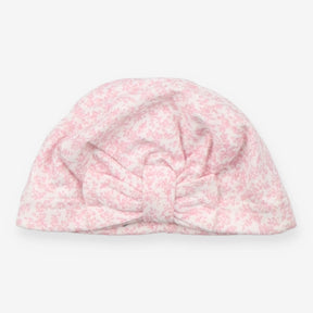 Pink Floral Baby Hat