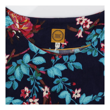 Navy Floral Long Sleeve Mini Dress