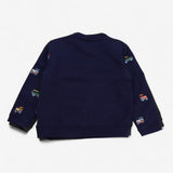 Sweatshirt navy small vehicles
