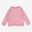 Sweater Frill Collar Pink with Mouse Appliques