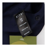 Shirt dress blue cotton