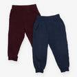 Burgundy and Navy Joggers 2 Pack