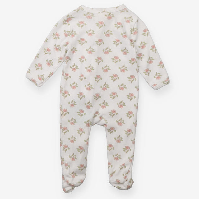 Woven Sleepsuit Zipped With Frill Fabric all the w