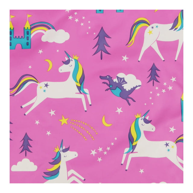 Pink Unicorns Lined Raincoat