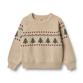 Warm Sand Balou Jacquard Pullover