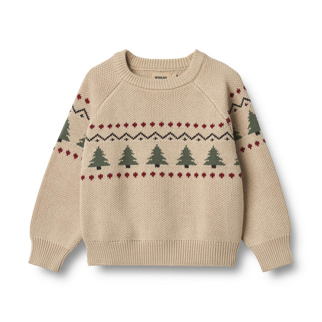 Warm Sand Balou Jacquard Pullover