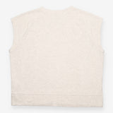 Sweatshirt Grey Marl Short Sleeve Relaxed Fit