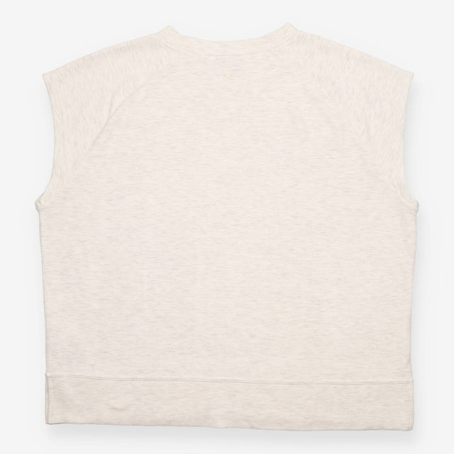 Sweatshirt Grey Marl Short Sleeve Relaxed Fit