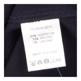 Utility Jacket Navy Gold Button Pocket Detail