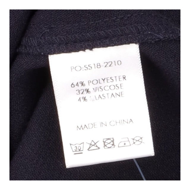 Utility Jacket Navy Gold Button Pocket Detail
