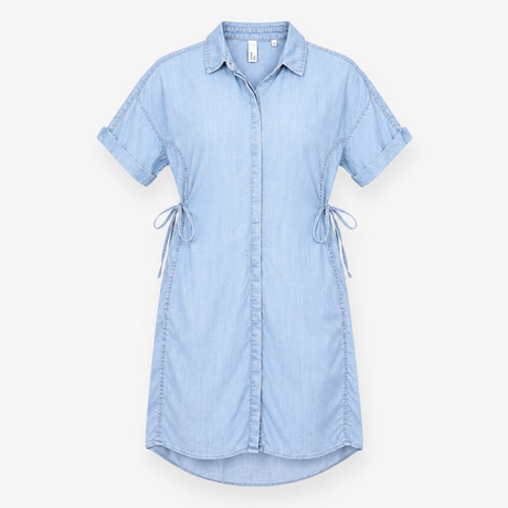 Dress Light Blue Lyocell Denim Shirt