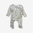 Flower hedgehog wrapover sleepsuit