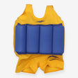 Swimsuit with floats blue yellow