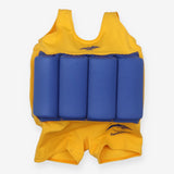 Swimsuit with floats blue yellow