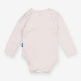 Bodysuit white LS fox squirrels