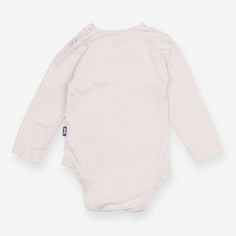 Bodysuit white LS fox squirrels