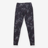 Leggings Black Printed Power Full Length High Wais