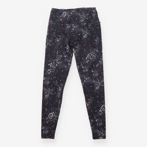 Leggings Black Printed Power Full Length High Wais