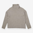 Roll Neck Cream Wool Sweater