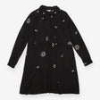 FatFace Black Embroidered Celestial Sun Moon Star 