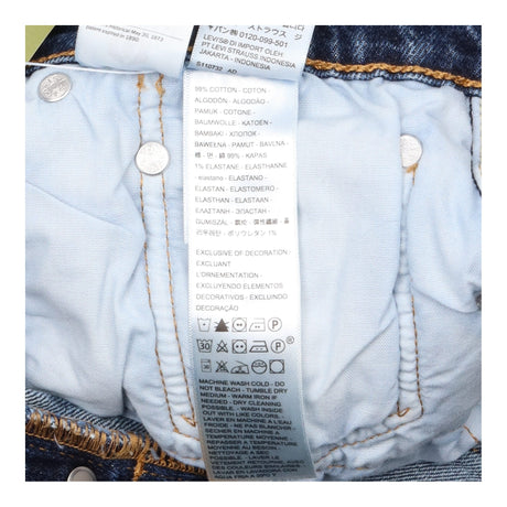 Levi's 501 Original Dark Wash Button Fly Denim Sho