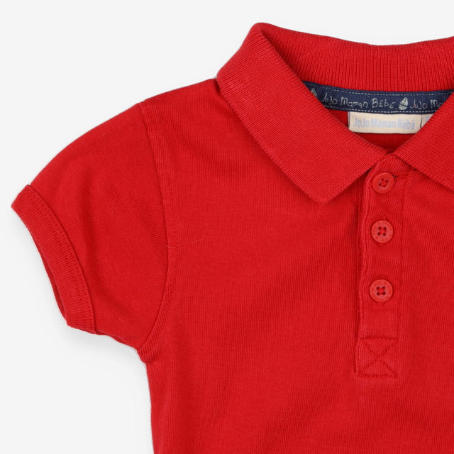 Bodysuit red SS collar