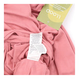 Hoodie Long Sleeve Front Twist Knit Dusty Pink