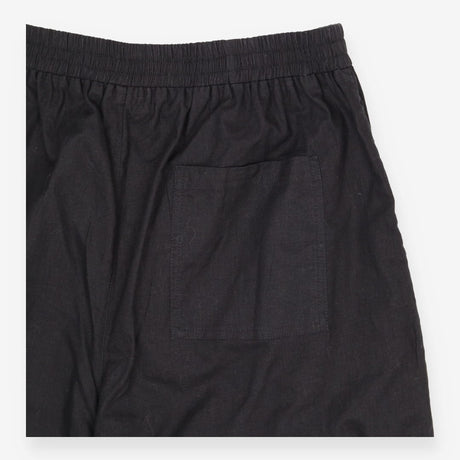 Black Peggy Linen Trousers – Wide Leg, Organic Lin