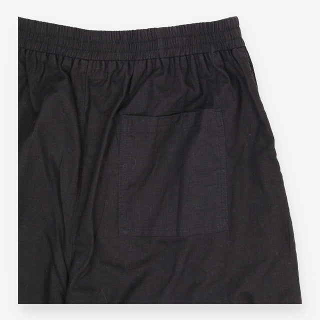 Black Peggy Linen Trousers – Wide Leg, Organic Lin