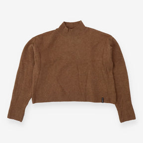 Superdry Brown Alpaca Mix Ribbed Neck Sweater