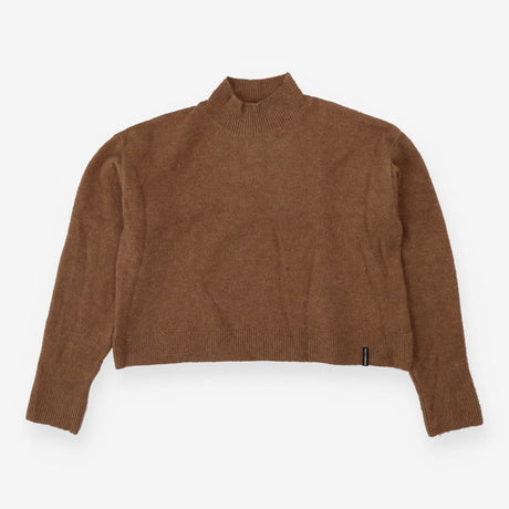 Superdry Brown Alpaca Mix Ribbed Neck Sweater