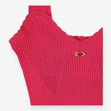 Rouje Gianni knit tank top in fuchsia pink