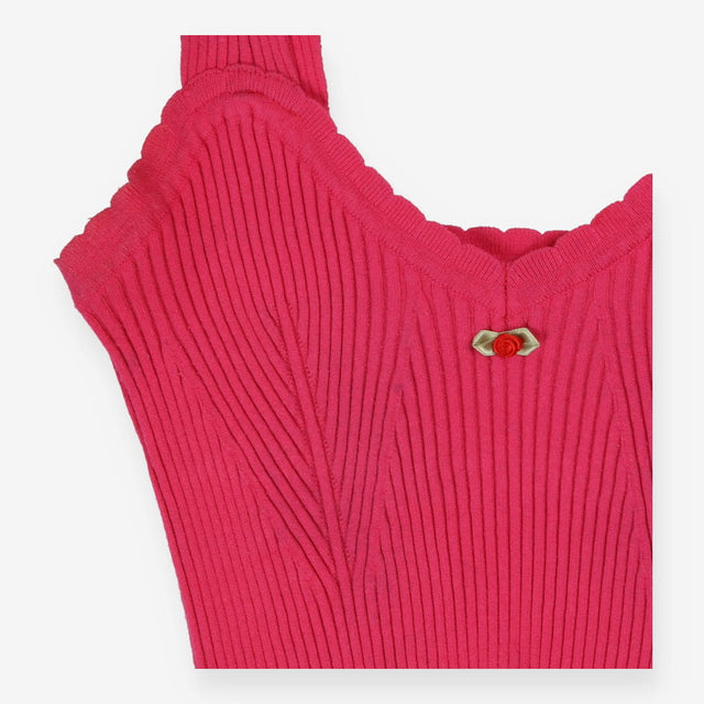 Rouje Gianni knit tank top in fuchsia pink
