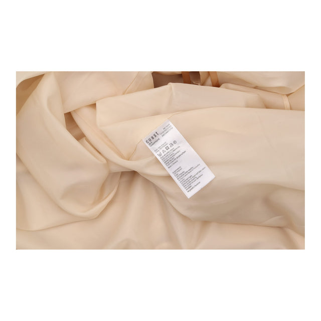 Champagne Satin Flared Occasion Skirt
