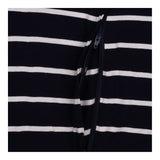 Nursing Top Navy Cream Stripe Oversized Jersey
