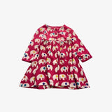 Pink Elephant Jersey Dress