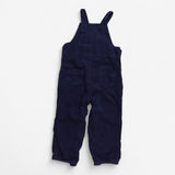 Cord dungarees dark blue with front pocket