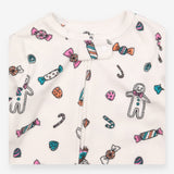 Sleepsuit white festive